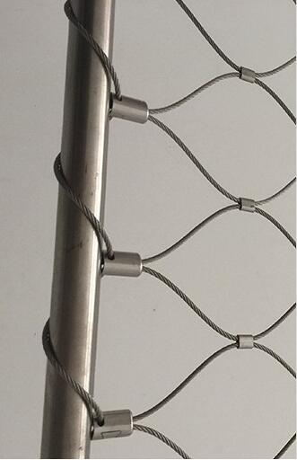 Stainless Steel Safety Wire Rope Cable Mesh For Balcony Infill